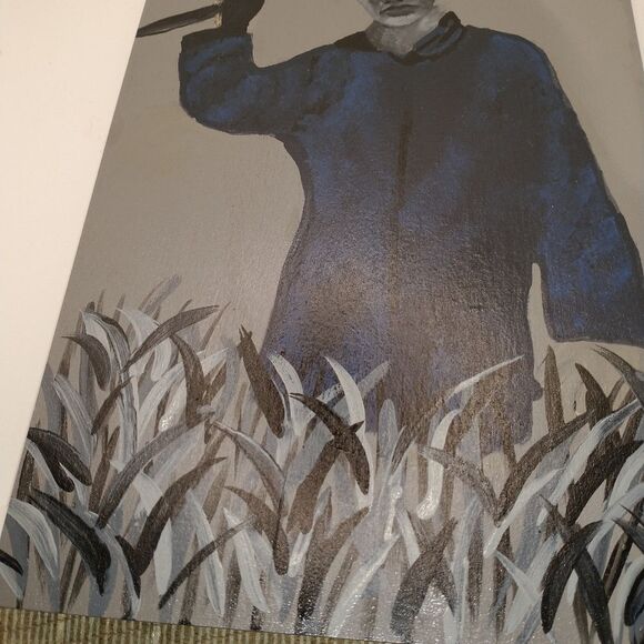 Michael Myers Halloween Art on Wood Hand Painted - Picture 8 of 12